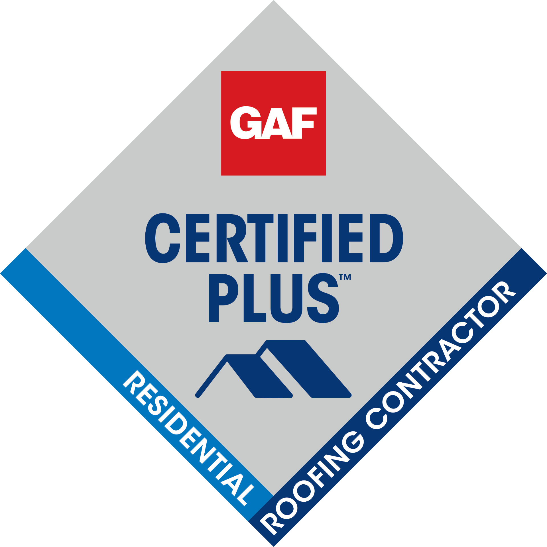 GAF Certified Plus Residential Roofing Contractor